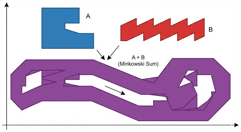 Minkowski sum of two non-convex sets 3