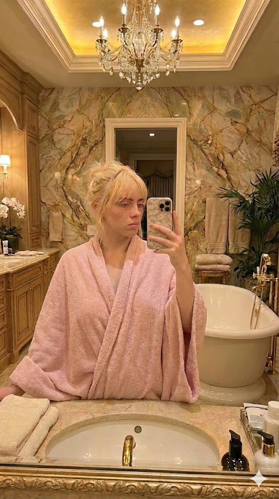 Luxury Bathroom Mirror Selfie Series 2