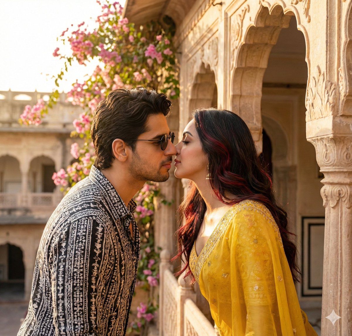Couple Portrait Prompts (Indian Wedding, Tropical Beach) 2