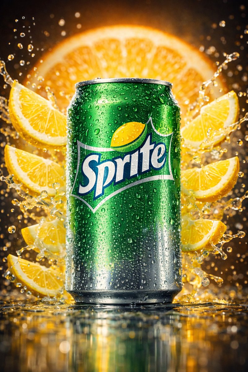 Sprite Can Advertising Macro Shot 4