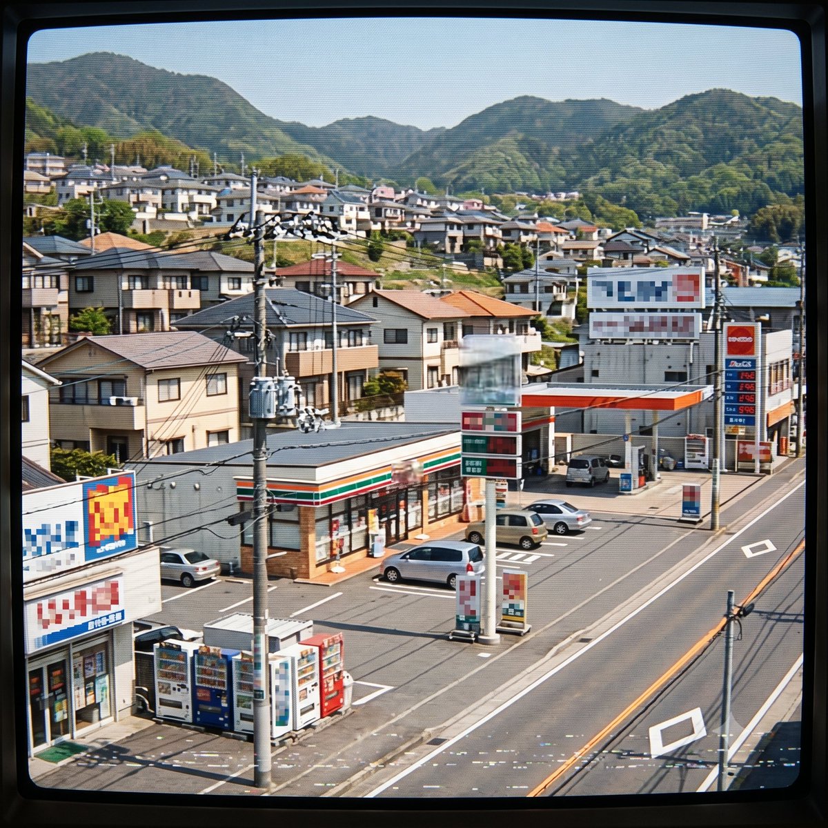 2000s Nostalgic Japanese Suburb 1