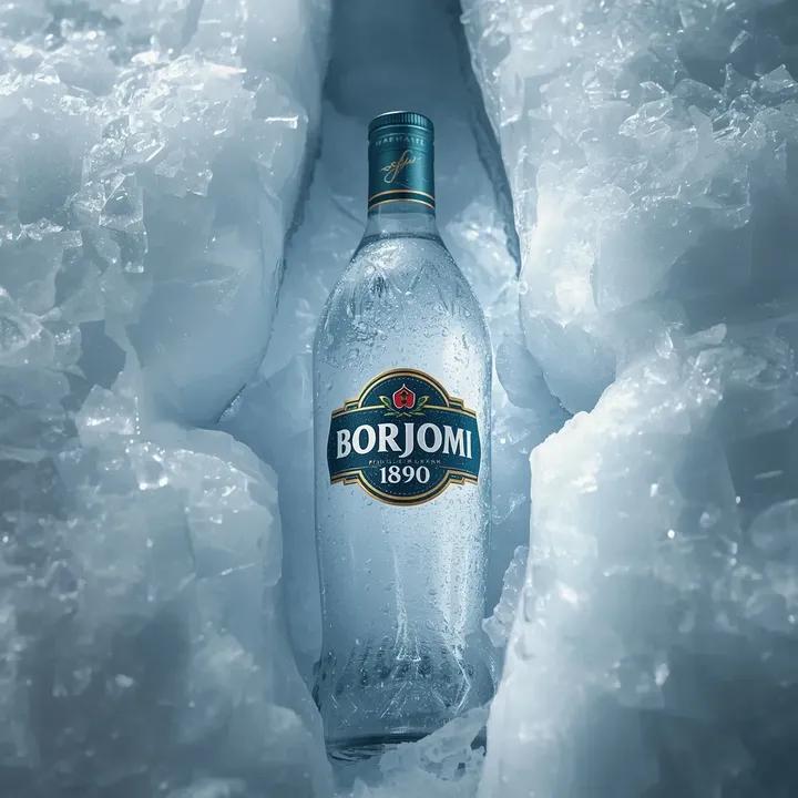 Hyperrealistic Product Photography Prompt (Borjomi Water) 3