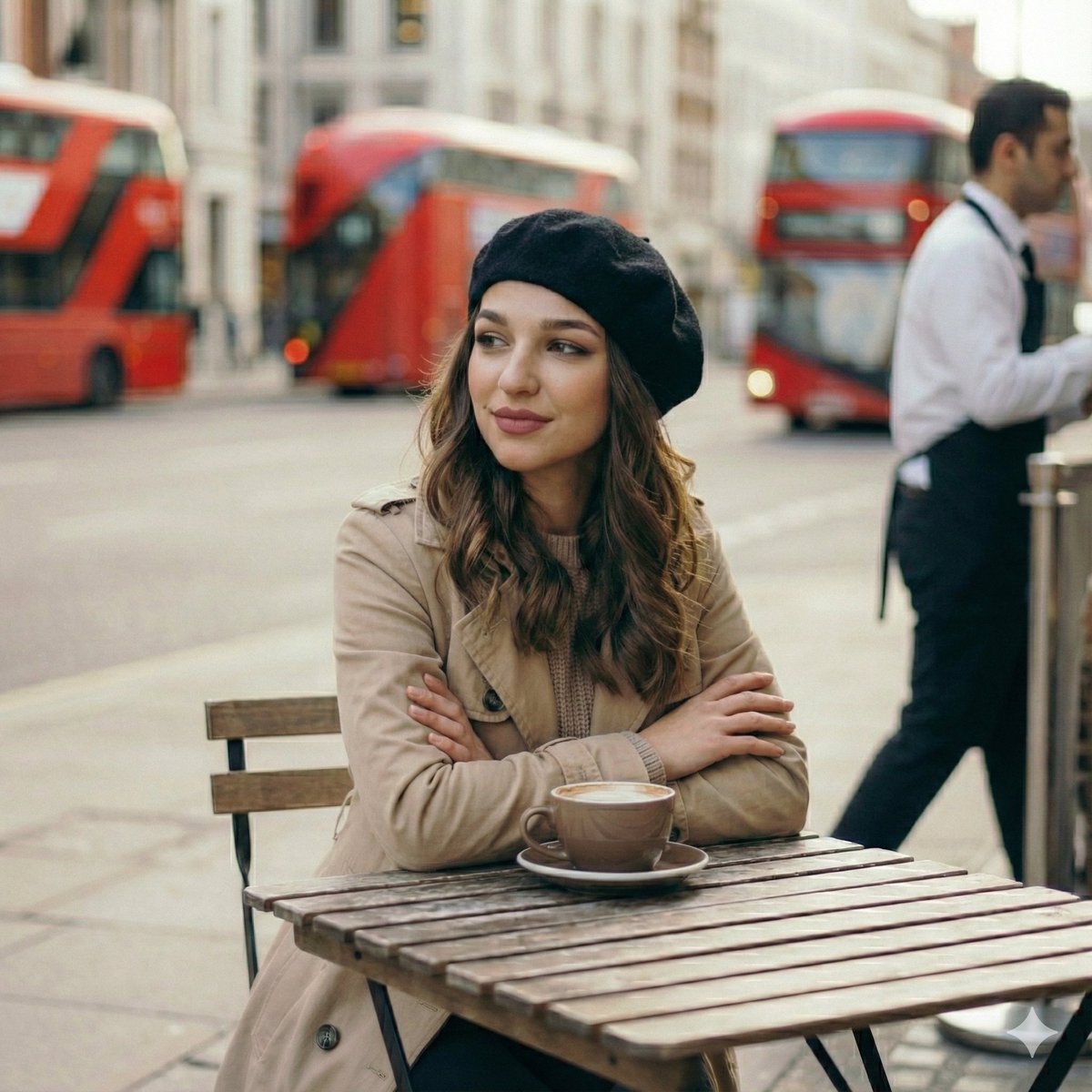 Candid London Cafe Morning Portrait (JSON) 3