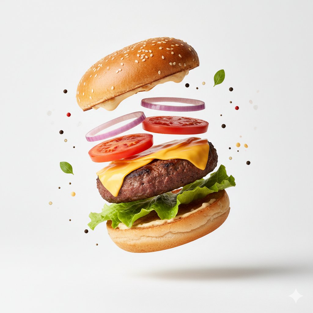 Macro Product Photography for Floating Food 1