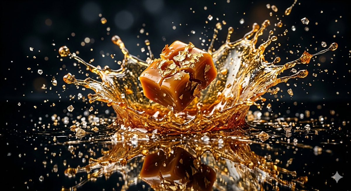 Exploding Molten Caramel Confectionery 1
