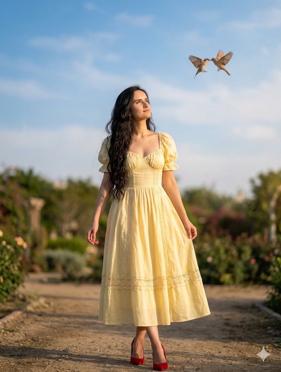 Romantic Whimsical Garden Portrait 1