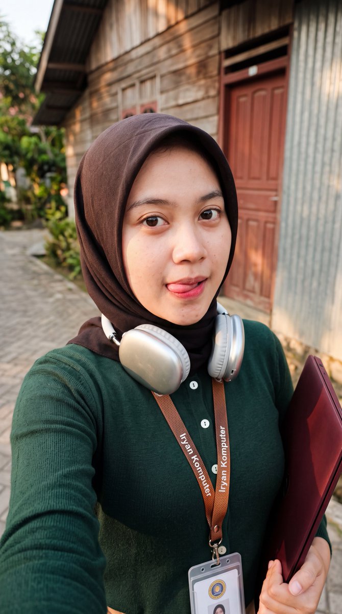 Casual Hijab Selfie Portrait 2