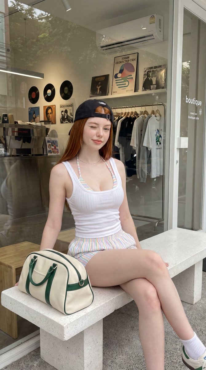 Urban Summer Streetwear Fashion Portrait 2