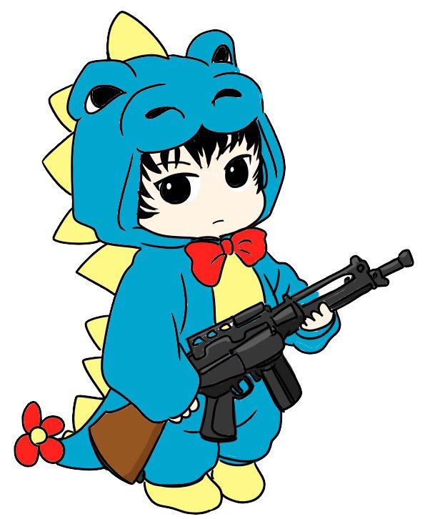 Chibi Godzilla Snowboarding 3