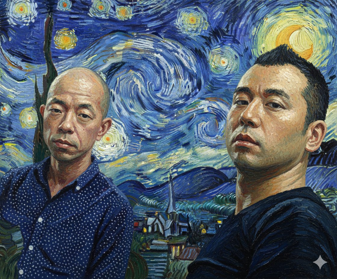 Image Style Transfer Prompt: Viking to Van Gogh's 'Starry Night' Style 2