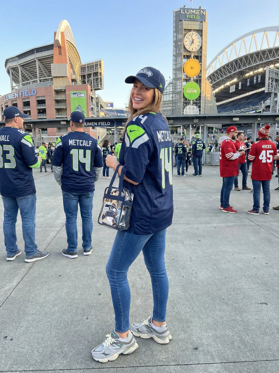 Seahawks Football Game Day Scene Prompt 1