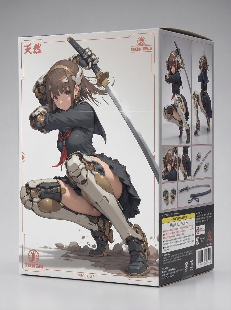 Samurai Mecha Girl Figure 3