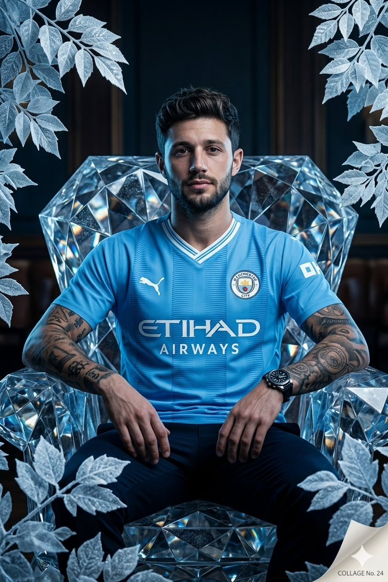 Cinematic Footballer on Diamond Armchair 1