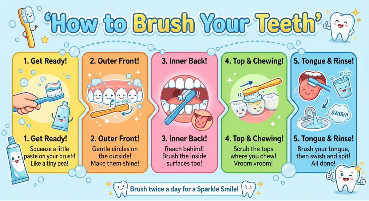 Kid-Friendly Routine Poster Prompt 1