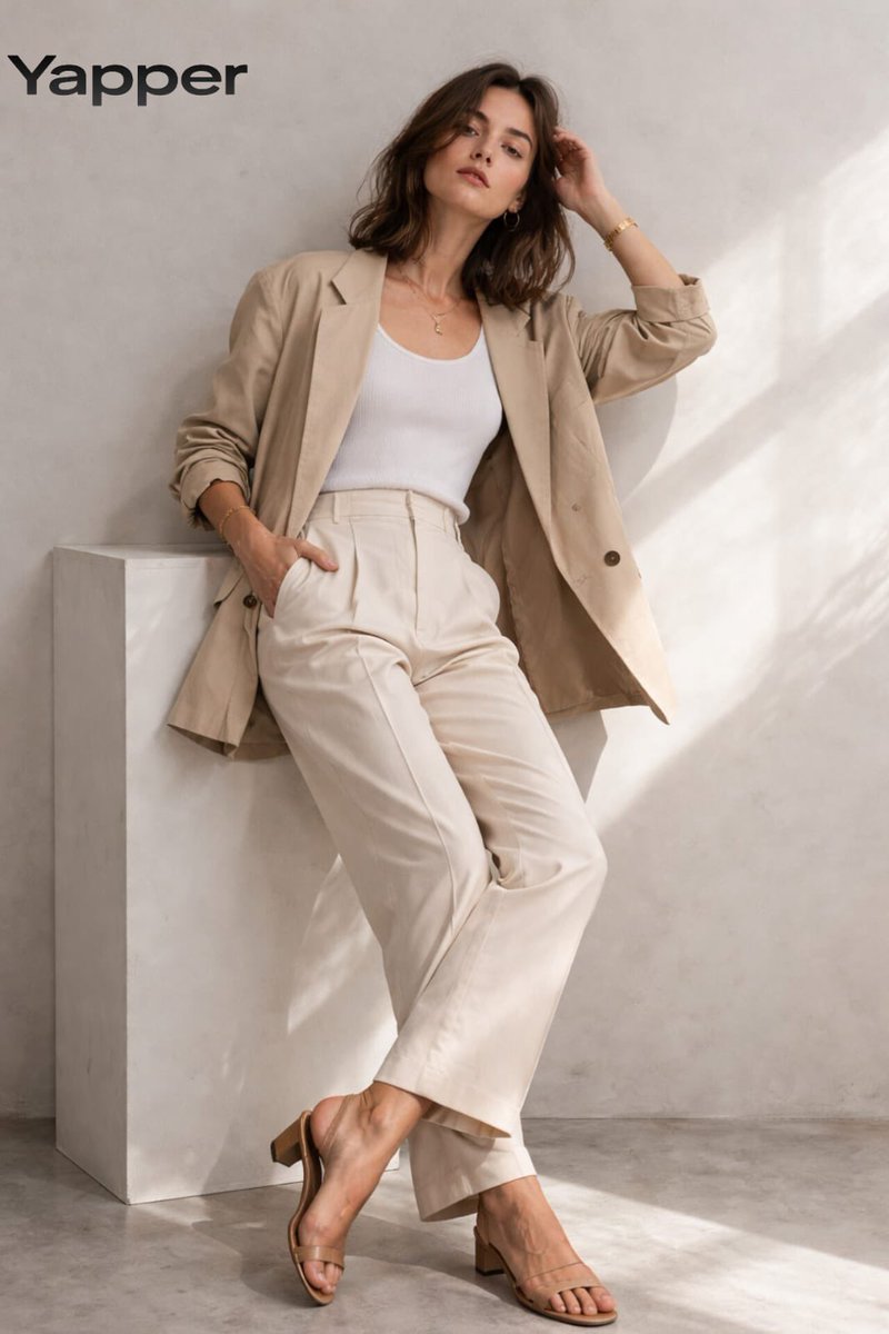 Minimalist Fashion Studio Portrait 2