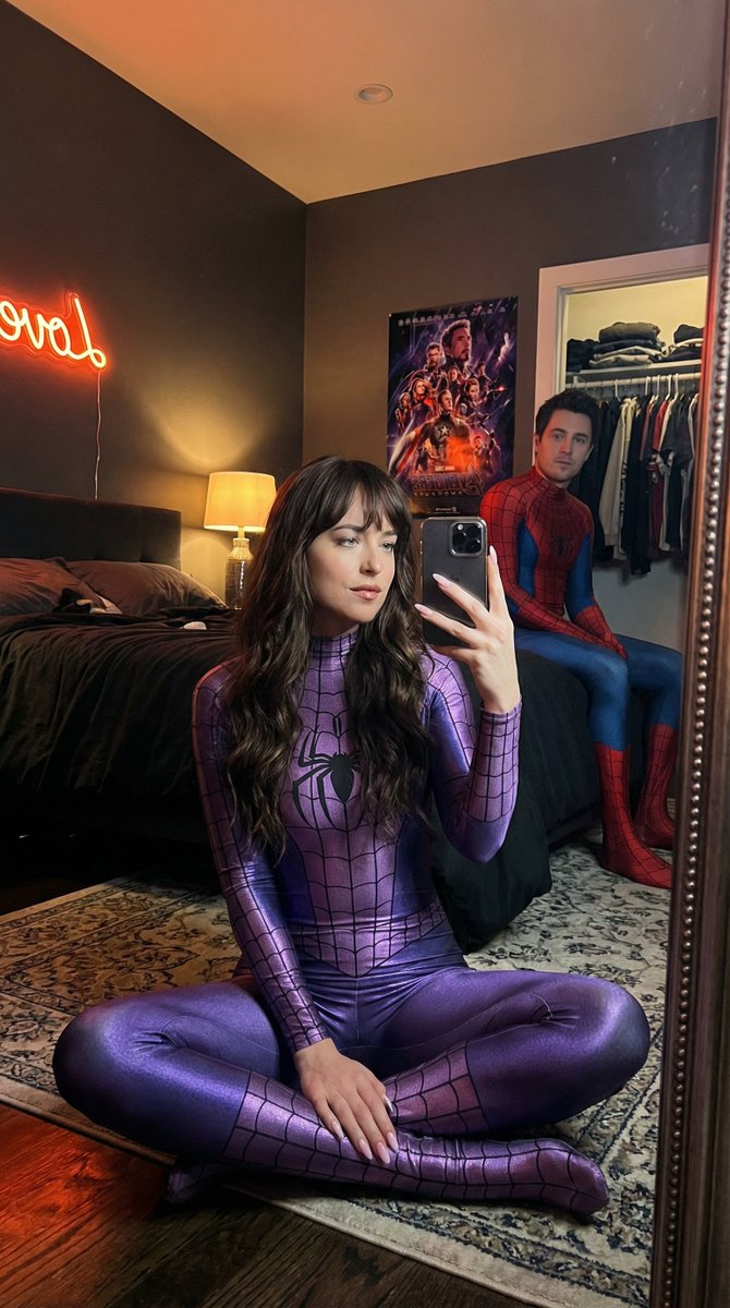 IG-Baddie Spider-Man Cosplay Mirror Selfie 2