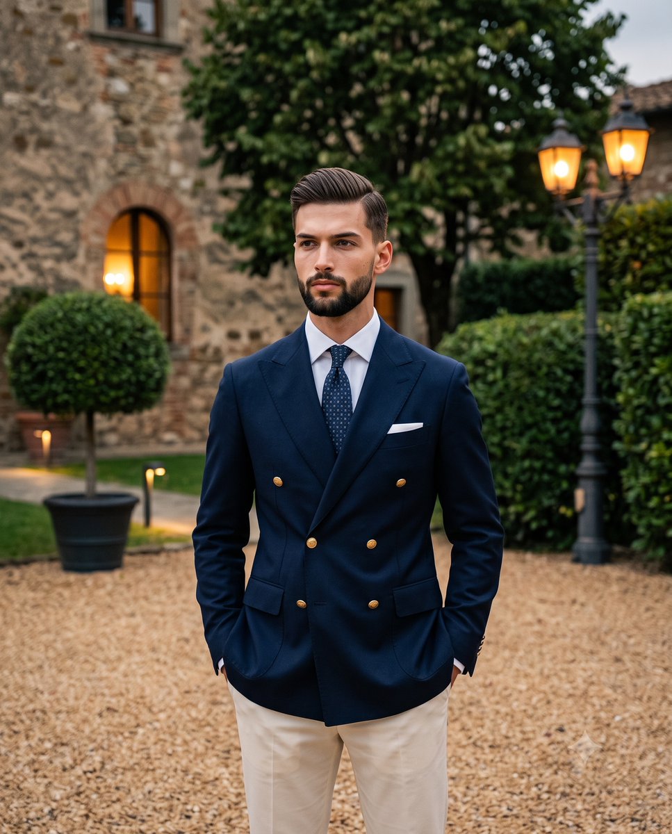Twilight Menswear Editorial Portrait 1