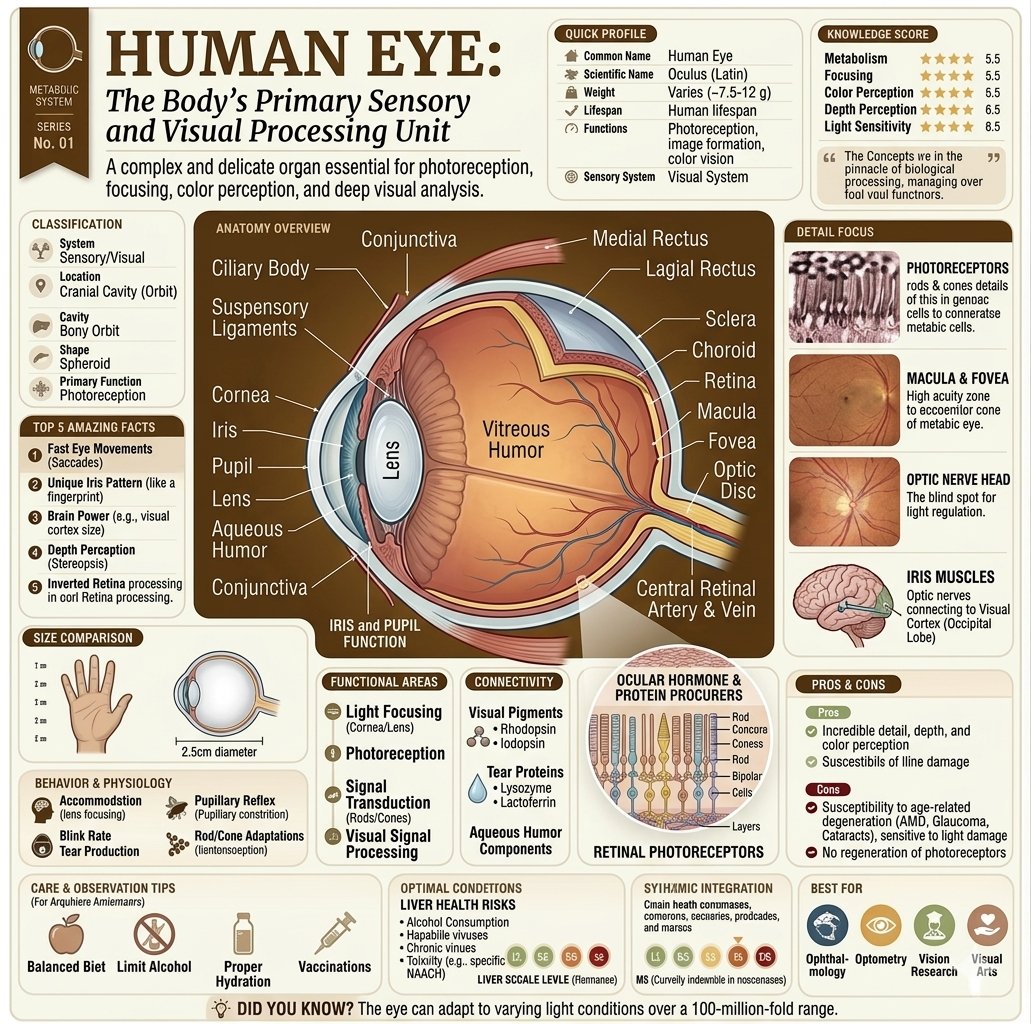 Human Eye and Ear Sensory Infographic 1