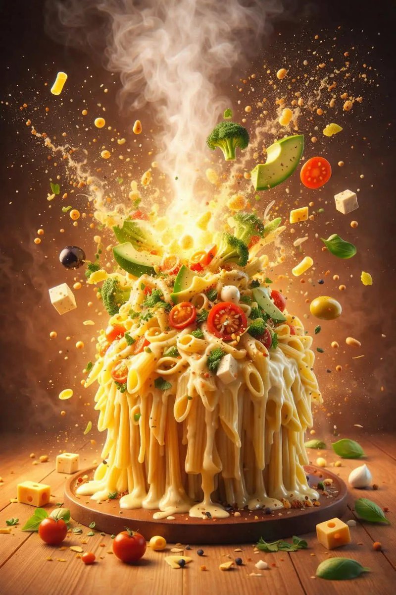 Hyper-Realistic Salad Explosion Food Photography Prompt 4