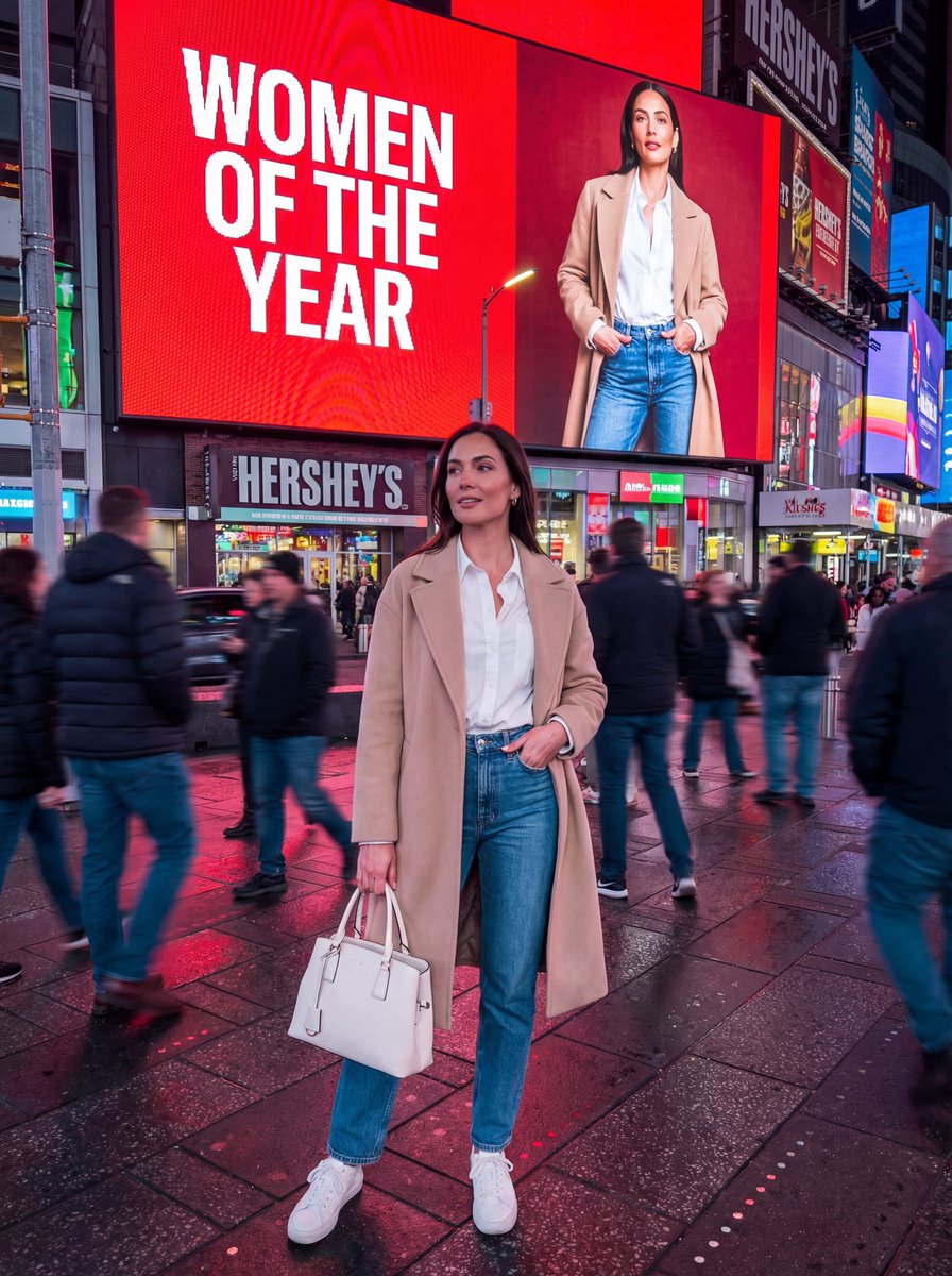 Hyper-Realistic Street Photography Portrait in Times Square 2