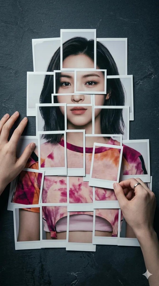 Layered Instant Print Human Figure Art 3