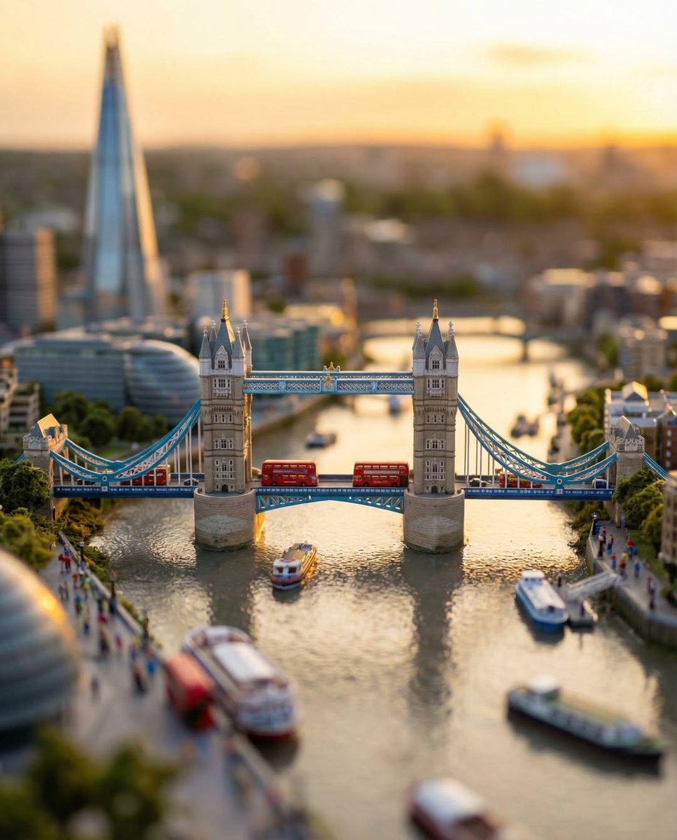 Tilt-Shift Tokyo Diorama at Sunset 4