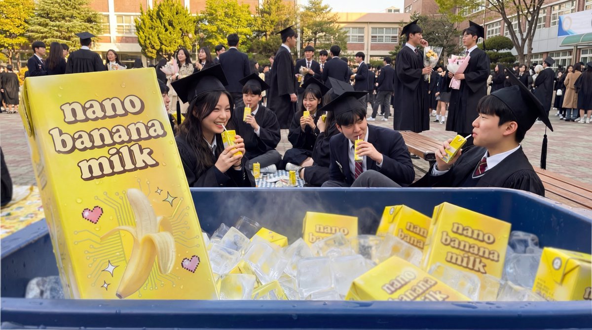 Product Photography of Nano Banana Milk Cooler 1