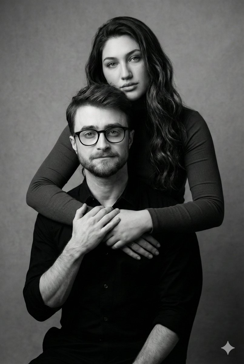 Monochrome Fine Art Couple Portrait 2