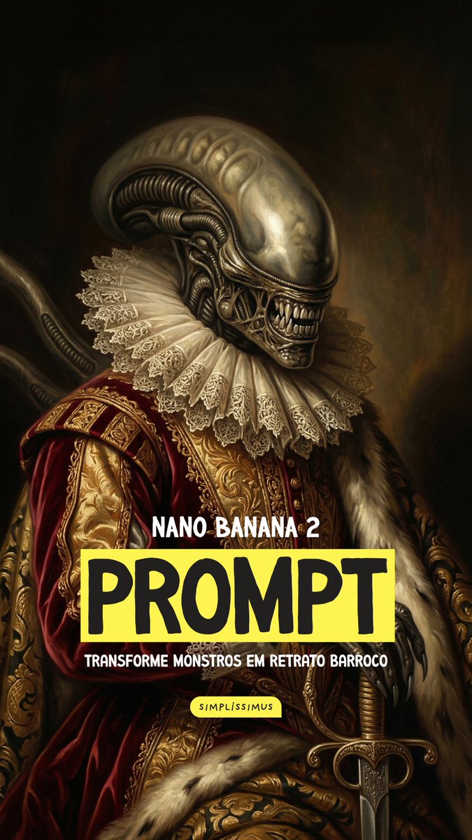 Baroque Portrait Conversion Prompt for Nano Banana 2 3