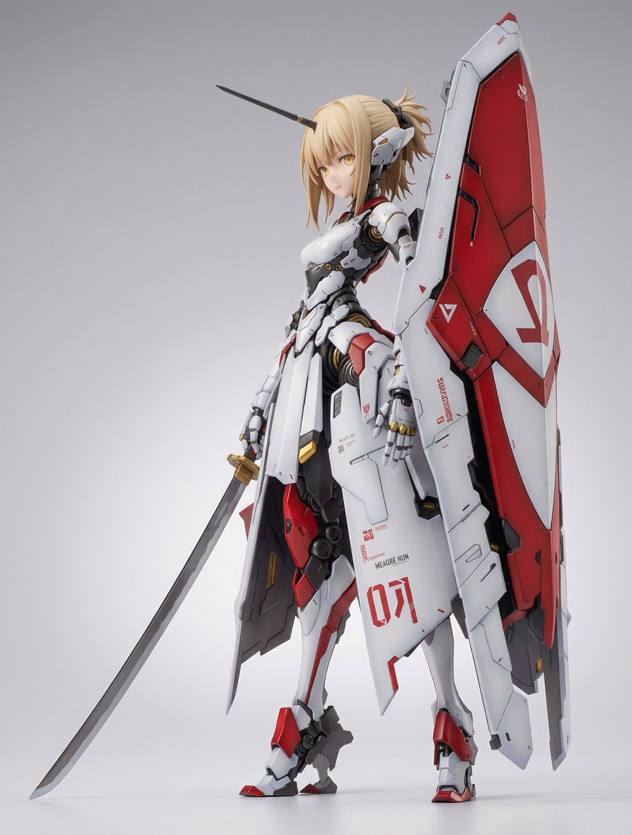 Mecha Girl Figure Concept Prompt 3