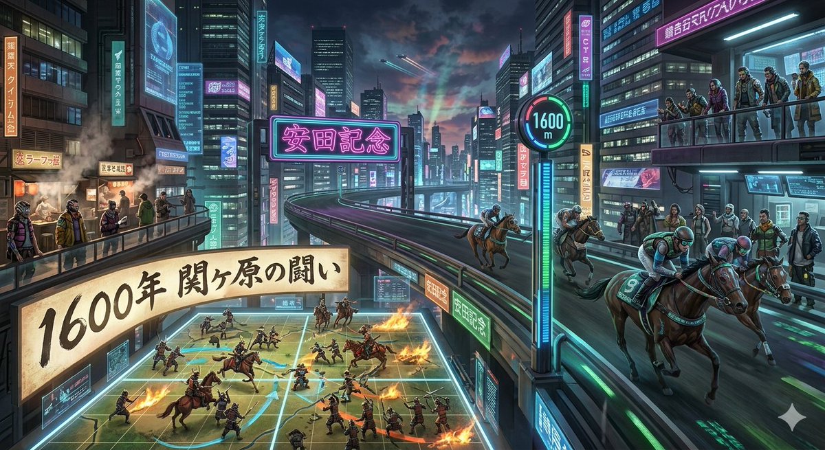 Cyberpunk Historical Horse Racing 1