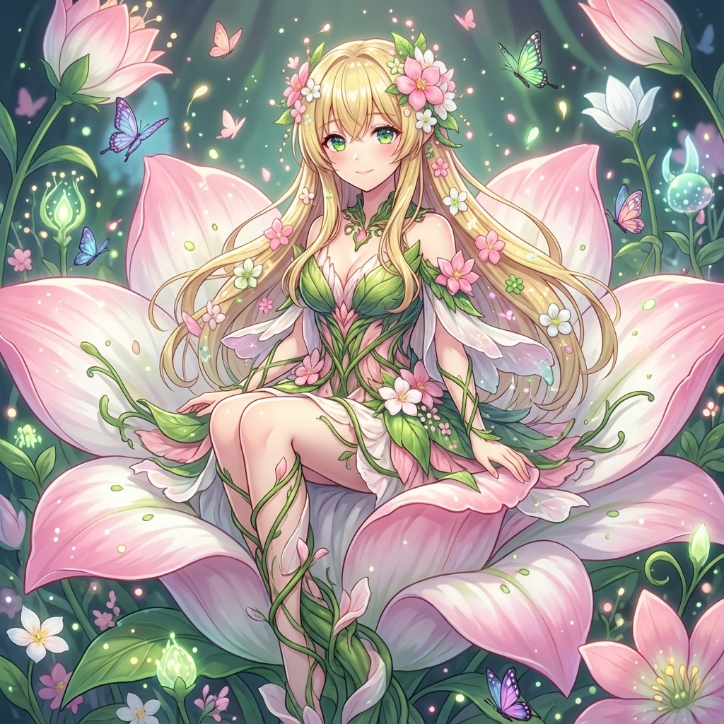 Alraune (Mandragora) Transformation Prompt 1