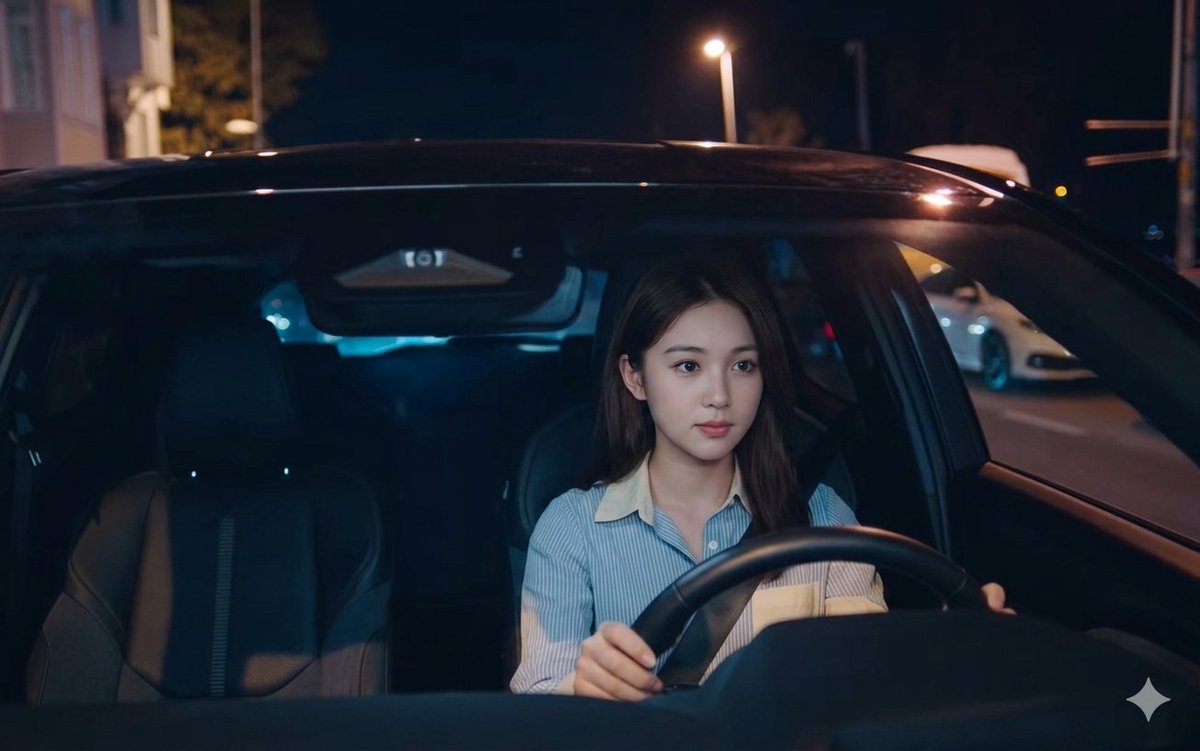 Night Drive Cinematic Portrait 1