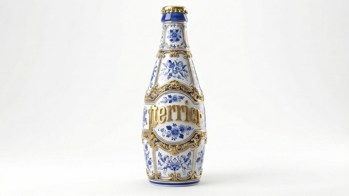Gilded Delftware Product Signature Prompt 1