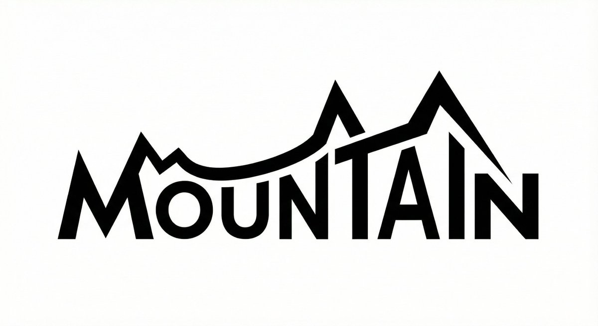 Minimalist Word-as-Object Logo Design 3