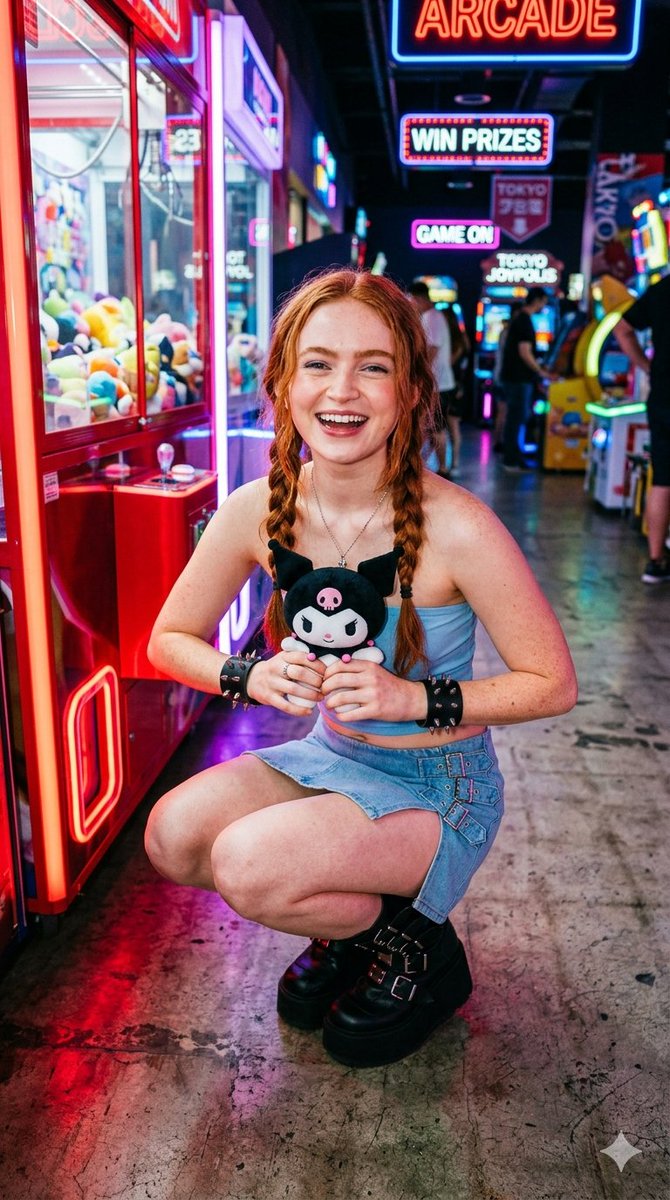 E-Girl Soft Punk Arcade Portrait 2