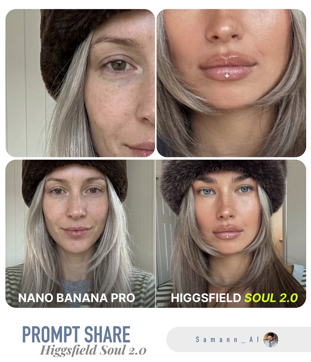 Ultra-Realistic Portrait in Winter Hat (35mm Look) 1