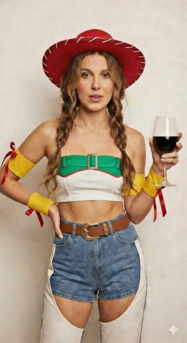 Stranger Things Cast as Toy Story's Jessie Cosplay 3