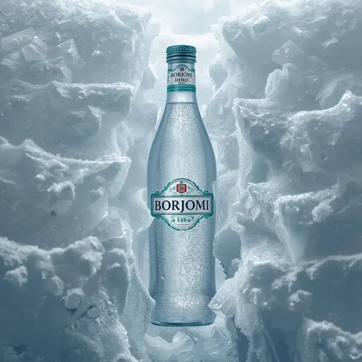 Hyperrealistic Product Photography Prompt (Borjomi Water) 2