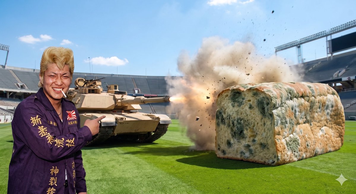 Classic Bosozoku Member vs Molded Bread 1