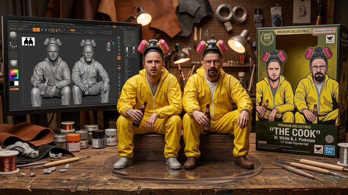 Breaking Bad Collectible Figurine Prompt with Reference Image 3
