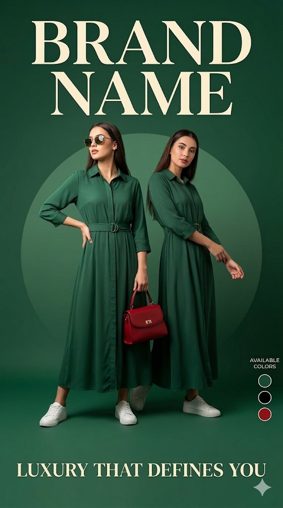 Luxury Fashion Advertisement Poster 1