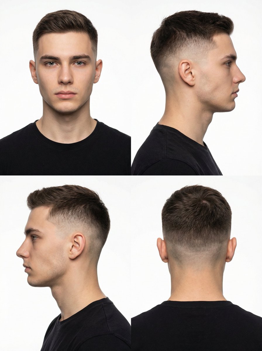 4-Panel Studio Portrait Grid 1