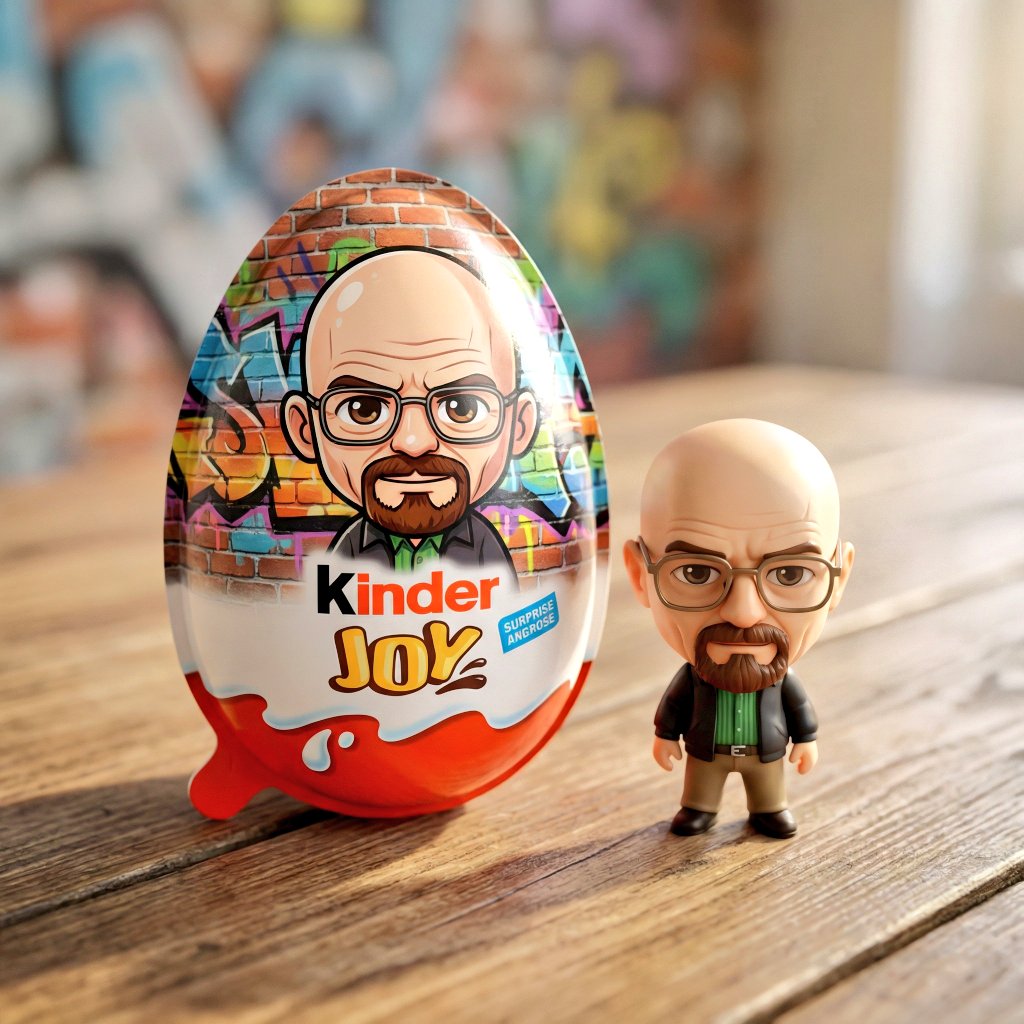 Hyper-realistic Product Photo of Kinder Joy Egg 2
