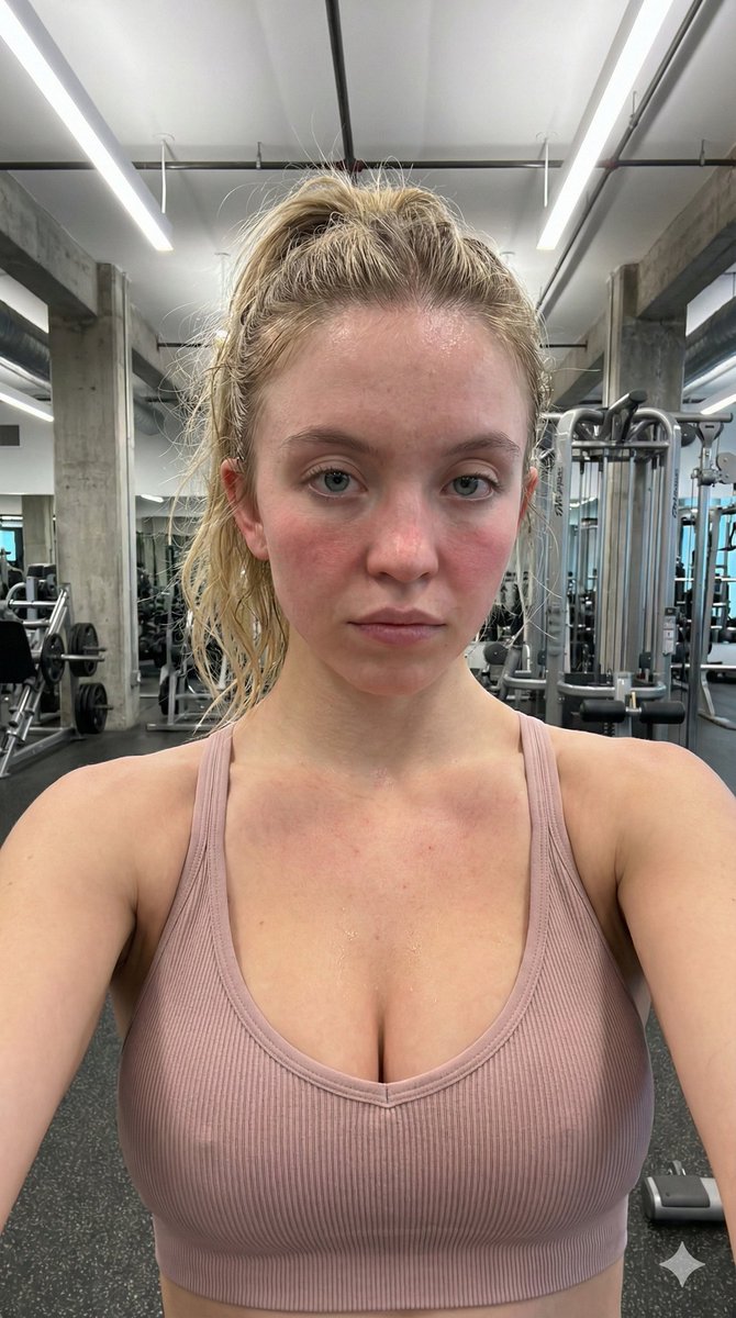 Raw Post-Workout Gym Selfie 1