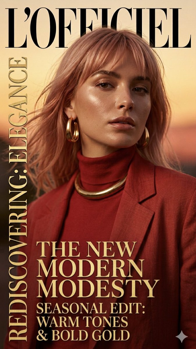 L'Officiel Magazine Editorial Portrait 1
