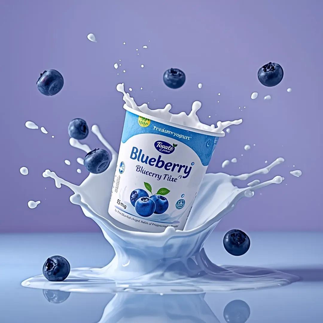 High-End Commercial Yogurt Product Photography Prompt 4