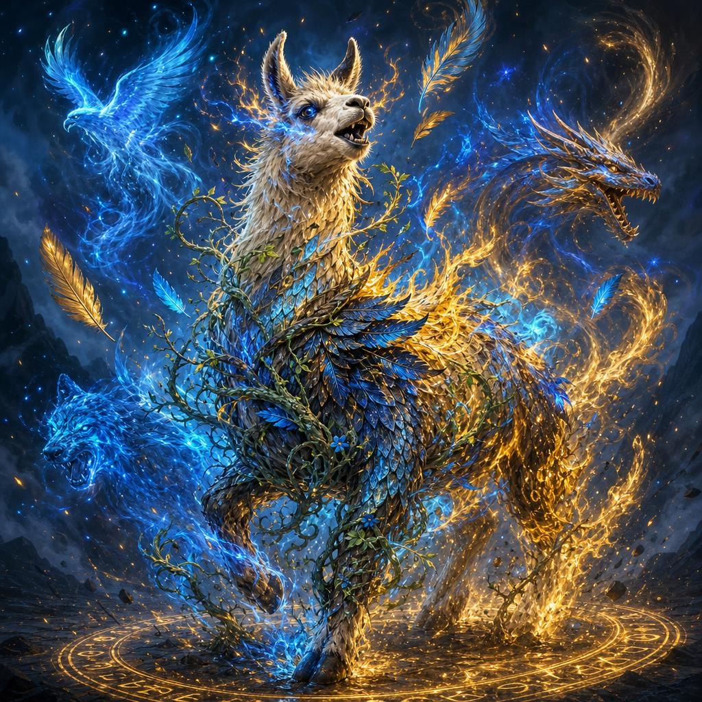 YouTube Thumbnail - GPT Image 2 Prompt for Magical Llama Transformation