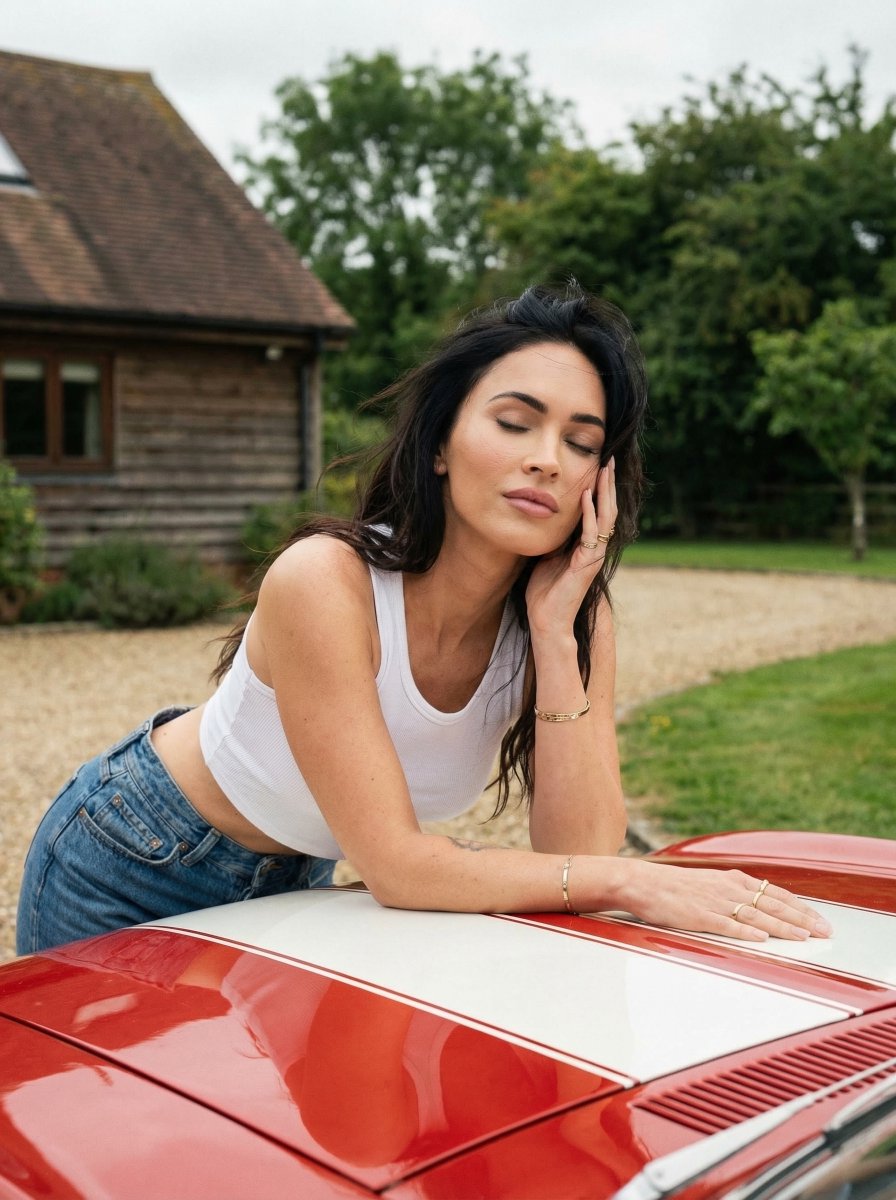 Vintage Car Lifestyle Portrait with Identity Lock 2