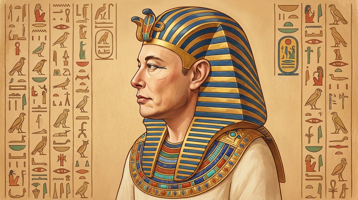 Ancient Egyptian Profile Portrait 2